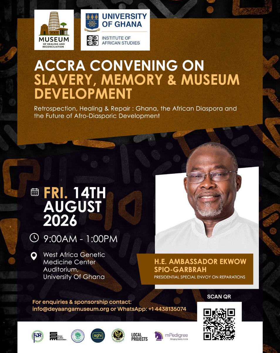 awine_j's tweet photo. The big question is…How do we engage African communities that were raided during the slave trade,communities whose people were forcefully recruited into colonial armies, or as cheap labour on European plantations with descendants of the African diaspora who seek to reconnect with their ancestral roots?

How do we welcome our returning brothers and sisters not as pilgrims or tourists to be exploited but as kin genuinely searching for healing and reconnection?

If you want to be part of this conversation, register and join the Accra Convening :

https://t.co/pOE67e3NcM