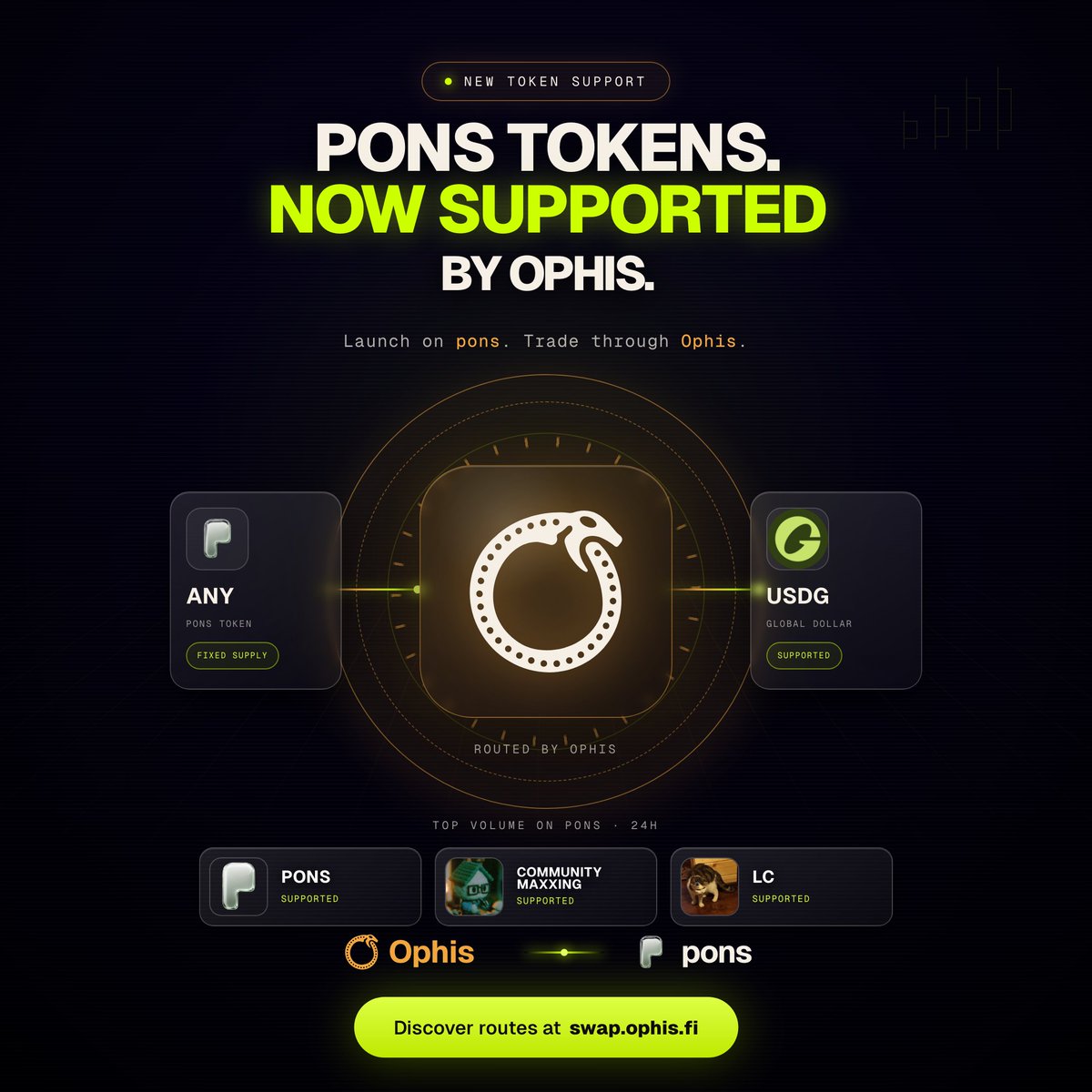 ophisfi's tweet photo. Trade @ponsdotfamily tokens directly on Ophis on Robinhood chain. https://t.co/IqfleJe7KM