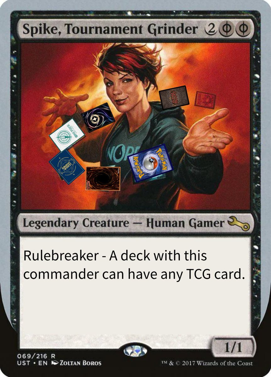 toolsoul's tweet photo. They mess with color identity, they mess with legendary creature as commander, they mess with  maximium deck size.
What's next?

#EDH #Commander #MTG #MagictheGathering https://t.co/KCmNE1F17M