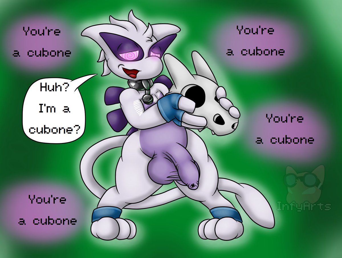 infycharmander's tweet photo. Commission for Spiritderggie

Finding a random Cubone skull calling to you.
Surely nothing will happen if you wear it right? https://t.co/WAyCmH50ln