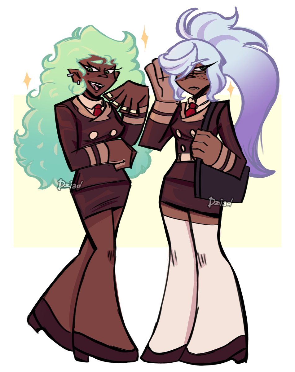 AsaPossum's tweet photo. My human Scanty and Kneesocks designs https://t.co/sttgMWRf3z