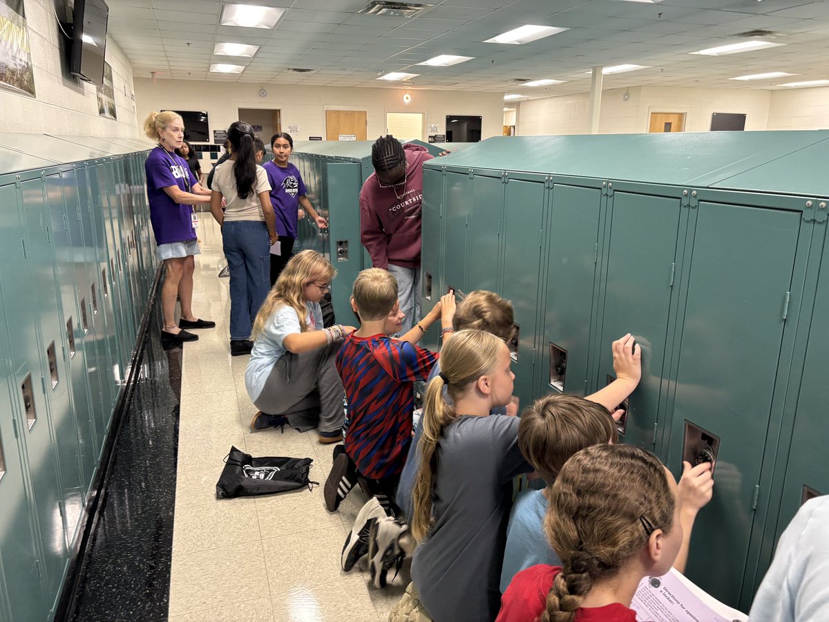 RBMS_Official's tweet photo. We are excited to welcome students back today! RBM 101 kicked off with our newest Ravens exploring the school, meeting friends and staff, and getting ready for a great middle school experience. We can’t wait for an amazing year! https://t.co/zomJ608HsP
