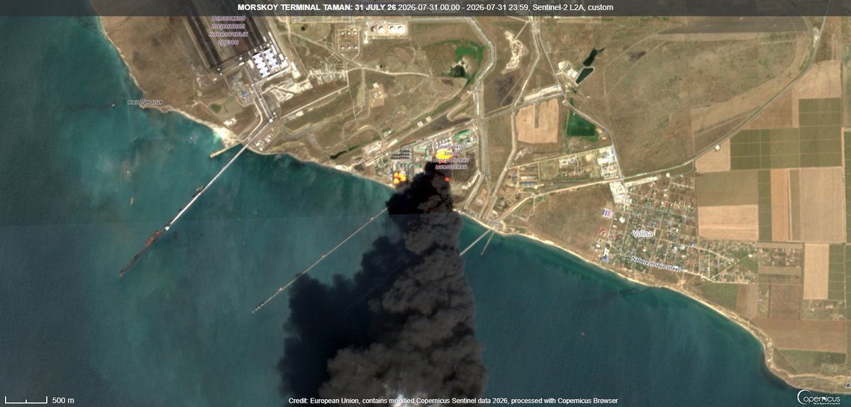d_viekass's tweet photo. @HpwWJVafCv83954 #Morskoy Terminal #Taman on 31 JULY 26:08:25:59 UTC. Using "Pierre Markuse" custom script for fire visualization. https://t.co/doKuQxfnxP