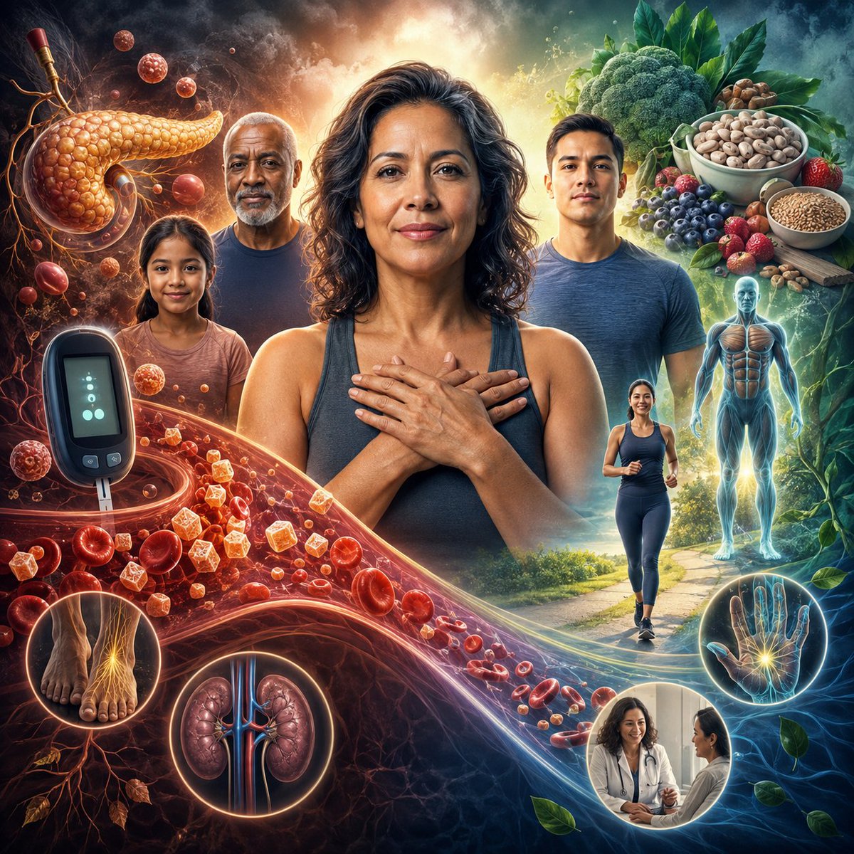 Prediabetes and blood sugar control — insulin resistance develops before diabetes is diagnosed; early dietary changes are key to reversal