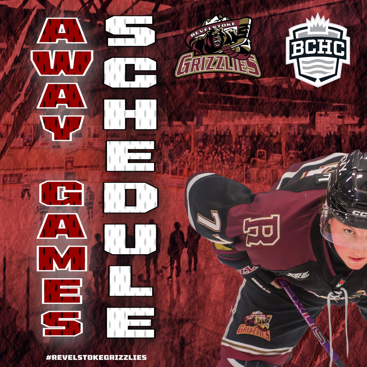 RevelstokeGriz1's tweet photo. 🚨 AWAY SCHEDULE LOCKED IN 🚨
Now that we know exactly where “somewhere else” is, it’s time to pack the bags.
📍 13 cities on the map
🦁 One mission: bring the roar everywhere
Who's making the trip with us? 👇
#RevelstokeGrizzlies #RoadWarriors #BCHC https://t.co/dOqsaIqkzj