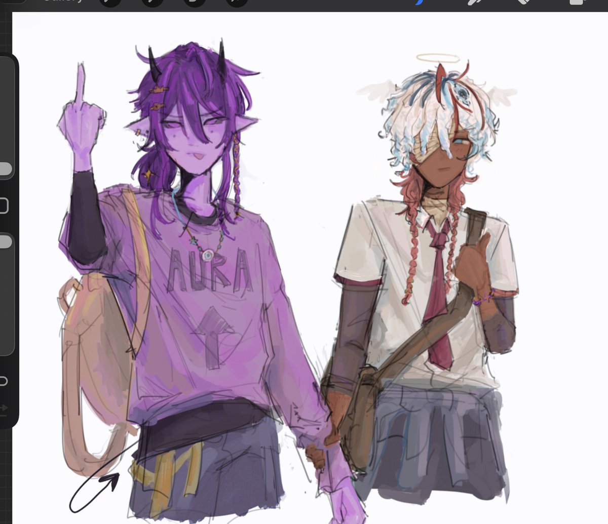 aceyways's tweet photo. Tax Duo doodle https://t.co/VRDE6ZAiJI