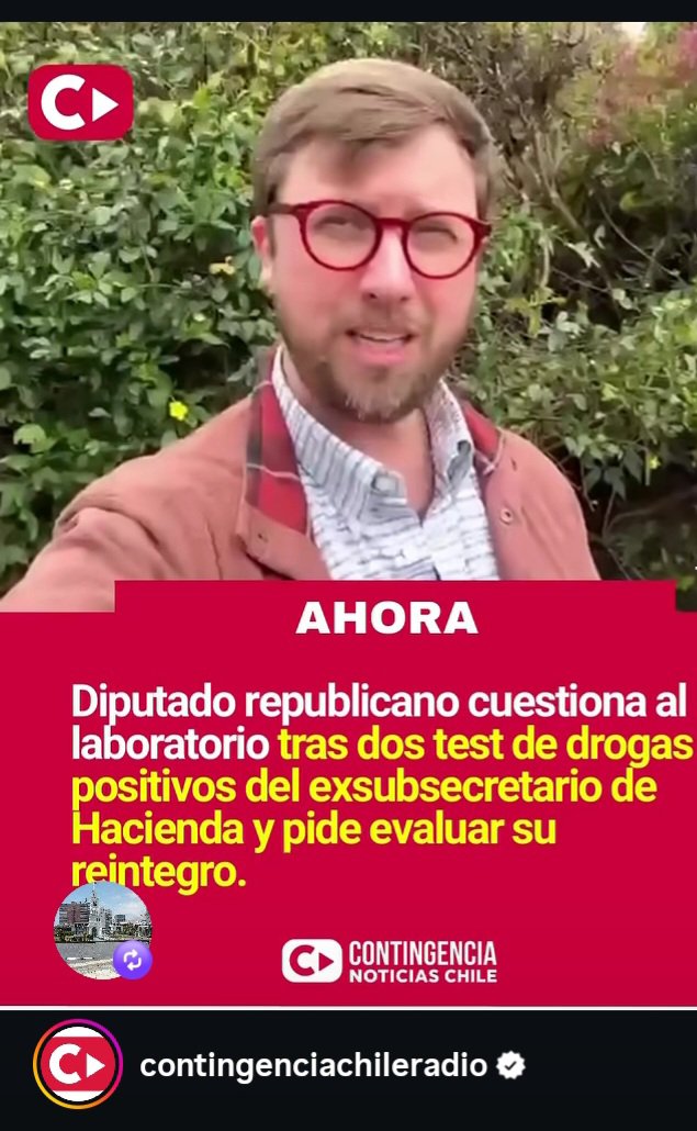 ManuelD72982681's tweet photo. Ahora la culpa es del laboratorio. 
Que estupidez; pondrán uno a su medida, uno que entregue sólo resultados negativos de test de drogas para las autoridades de @GobiernodeChile. 
Ponen al #PolloCigarrero para que limpie la imagen del ex sub secretario de Hacienda. @PRChile.🤮 https://t.co/tdDcZoq7CW