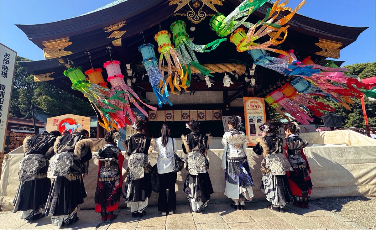 tokiwa_ocam's tweet photo. 今年新しくメンバーになった1年生メンバーと共に常磐としての初披露を一宮市で行いました！
演舞の合間には全員で夏を乗り越えられますようにと祈願をしました！

#tokiwa26 https://t.co/CIU5Zln2TJ