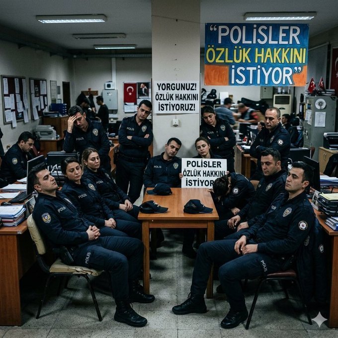 Yhsgihtholsun's tweet photo. ✅ Yangın çıktı gel POLİS 

✅ Konser var gel POLİS

✅ Maç var gel POLİS 

✅ Deprem oldu gel POLİS

✅ Pandemi var gel POLİS 

✅ Sınav var gel POLİS 

❌ Maaşa zam yok POLİS 

❌ Sendikası yok POLİS

❌ Özlük hakkı yok POLİS 

❌ Fazla mesai ücreti yok polis   #PoliseAdilMaaş https://t.co/63x5UiJs88