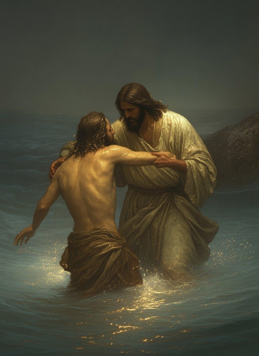 _Gibsonmel_'s tweet photo. “Lord, save me.” 

Matthew 14:30 https://t.co/4tPihLEGQA