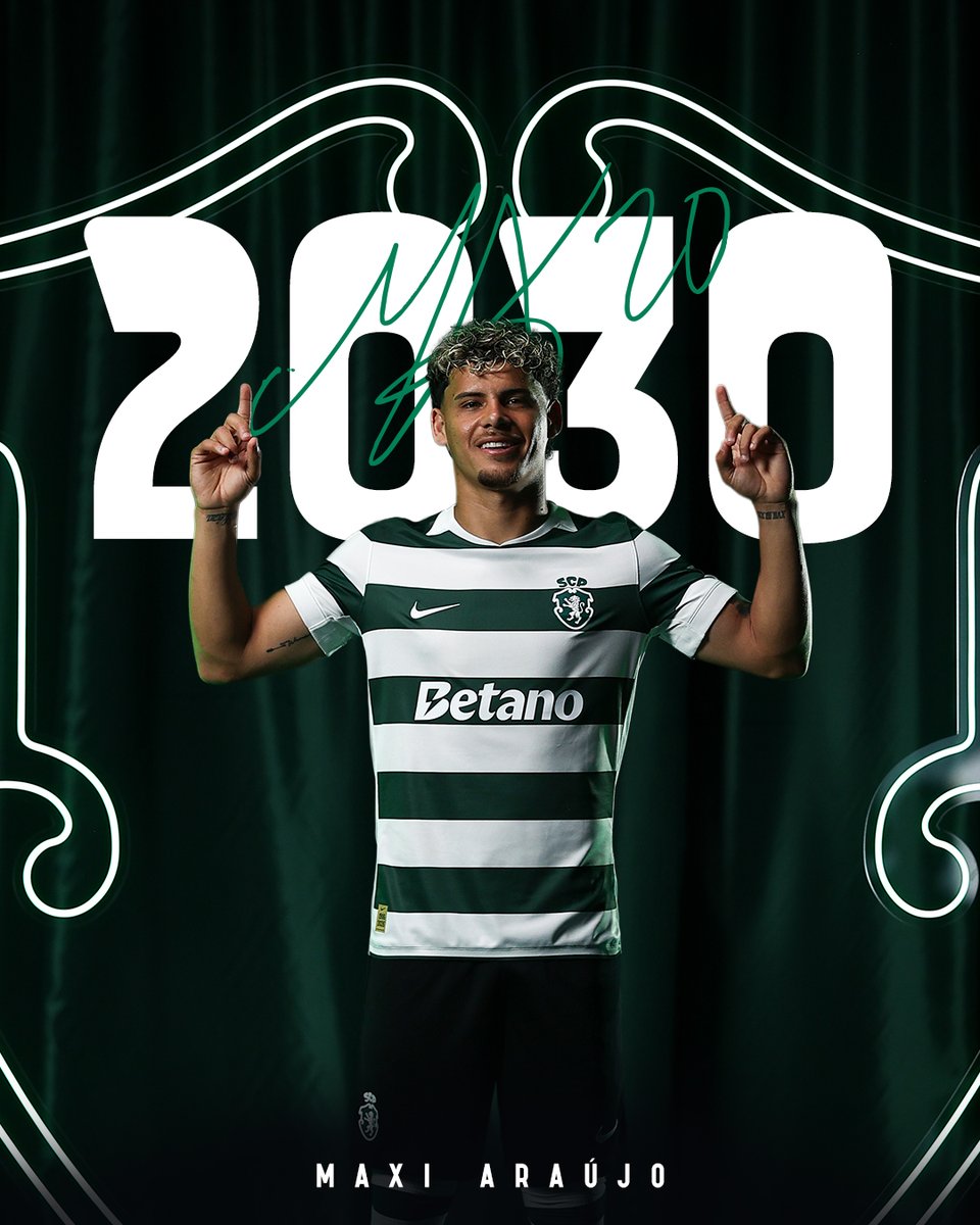 SportingCP_en's tweet photo. Lion until 𝟐𝟎𝟑𝟎 🧉🫶 https://t.co/t2fkEVgmaa
