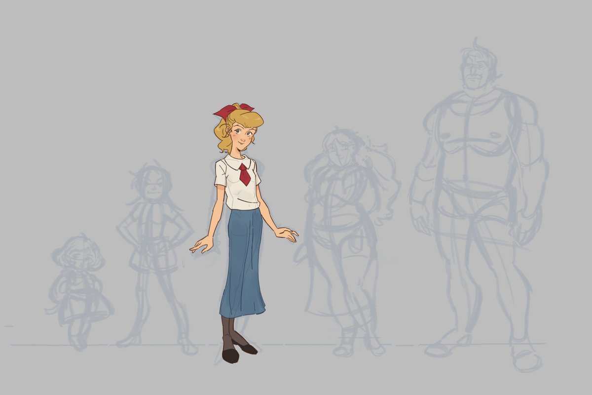 dundichee's tweet photo. Testing out styles and a lineup for my ocs. Been doing more writing recently, so can't decide between wanting to do a comic or a written story 😅

#oc #art #originalcharacter #WIPㅤ https://t.co/WegOIGZCBx
