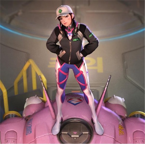 RealMelolita's tweet photo. Right now would be the best time to give us a Shooting Star DVa skin! @PlayOverwatch https://t.co/Tf43wcljie