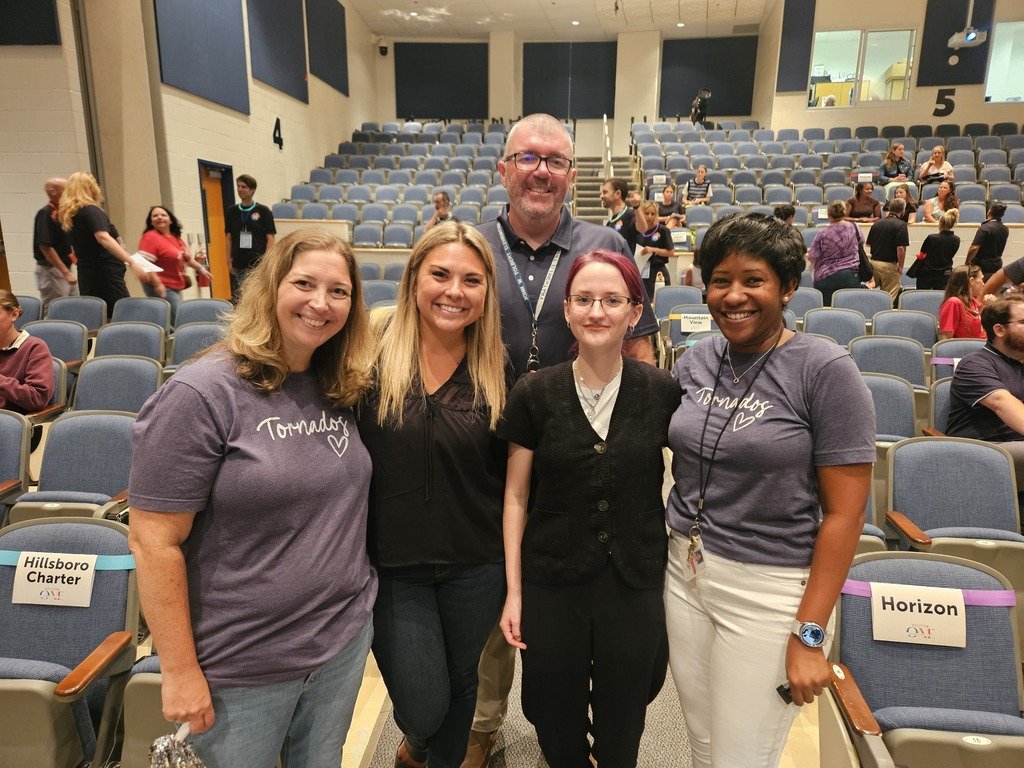 Tolbert_ES's tweet photo. Our new staff walked the red carpet today at the Welcome O.N.E.  event held at John Champe HS. Cheers to Chelsey Farrill (Grade 3) and Kaelin Weems (K-2 Special Ed), our newest Tornados!  #bettertogether #tornados https://t.co/oPYG0Yxov8