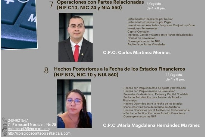 CCP_Tlaxcala's tweet photo. @ColegioXalapa @ColegioFiscal @colegiocpmexico #contabilidad https://t.co/oofG8yqeUY