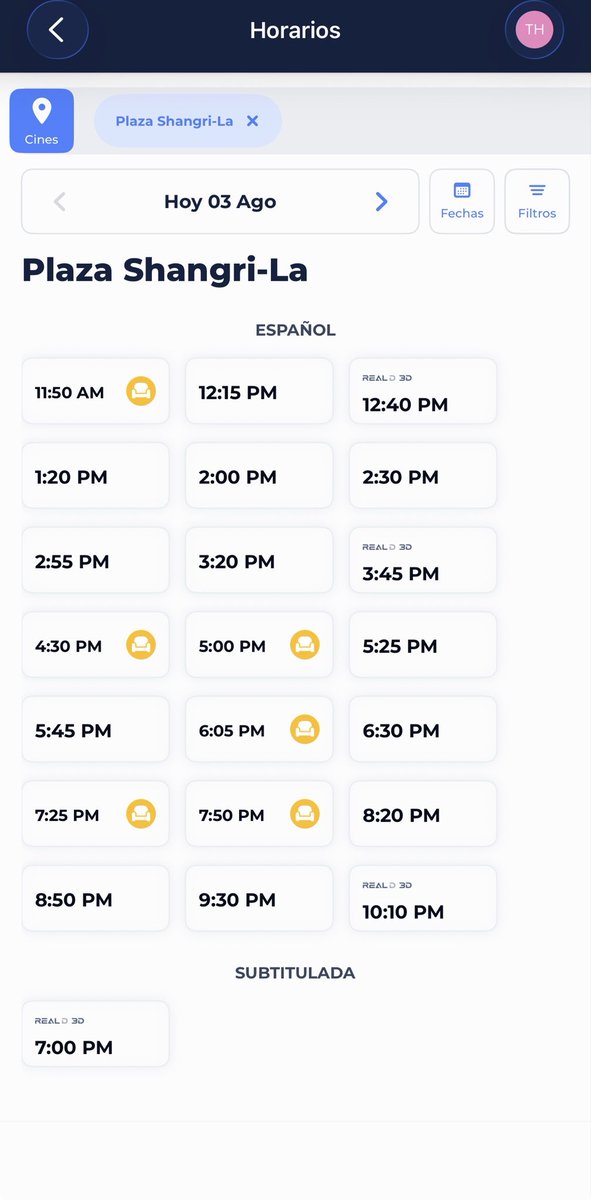 ThaliaPO's tweet photo. @Cinepolis es una jalada que en Córdoba, ver. Siempre sea este mismo tema, solo encuentras 1 o 2 funciones subtituladas y a veces solo está la película en español, hay muchos que nos gusta verla en el idioma original! https://t.co/45fYQ1VIaS