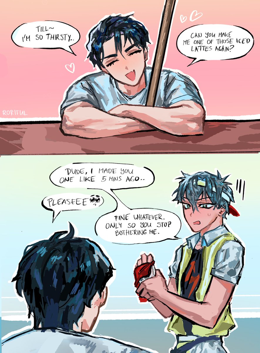 roriful's tweet photo. hes a weirdo in every au
#alnst #ivantill https://t.co/weNUzRU6qs