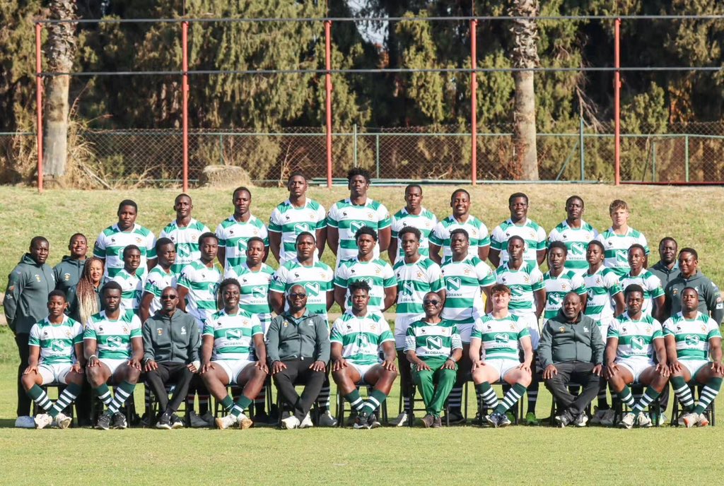 PTChimusoro's tweet photo. Ladies and gentlemen, this is our team that will represent us in Uganda and will bring us the Barthes Trophy. Our Junior Sables and their technical staff. 👏🏾👏🏾👏🏾

Please send them some love ❤️ 🇿🇼

@ZimRugbyZW https://t.co/5T6veyDZgz