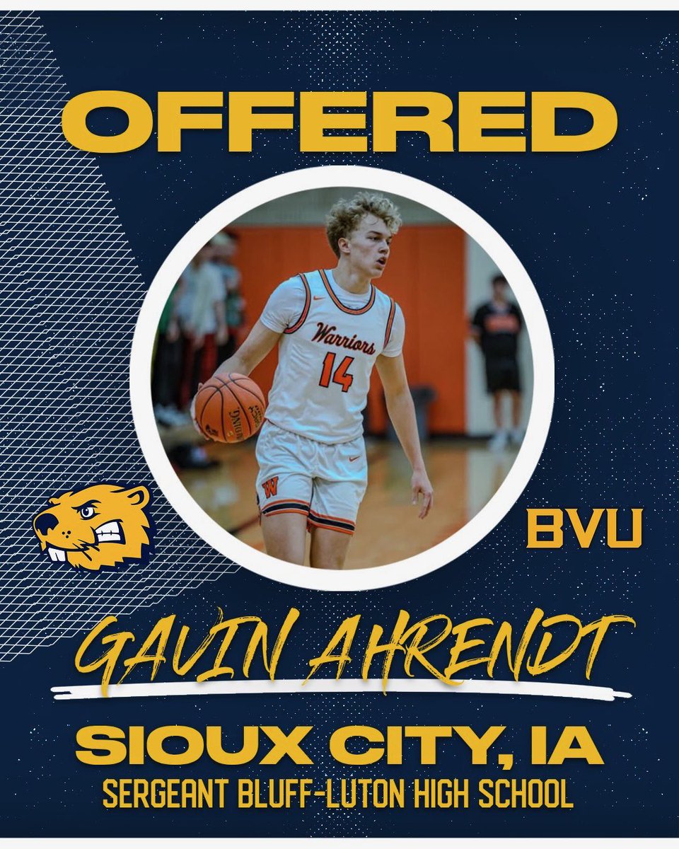 GavinAhrendt's tweet photo. After a great conversation with @Jeff_Horner2 I am pleased to announce an offer from Buena Vista! https://t.co/26SOFqj0ay