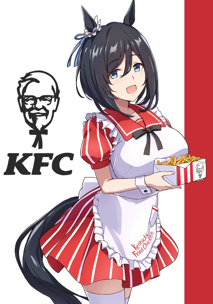 GGG_GorillamanX's tweet photo. KFC衣装、何かの手違いで良いからみんな着てくれないかなぁ。 https://t.co/6iNJ1IKx2l