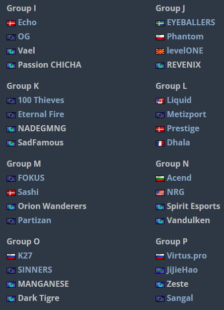 la_scene_gg's tweet photo. 🇫🇷 Les groupes du Last Chance Qualifier de l'EWC sont connus !

Les équipes francophones n'ont pas été épargnées et retrouveront plusieurs légendes dès la phase de groupes. 👀 https://t.co/a6rk5hP6rr