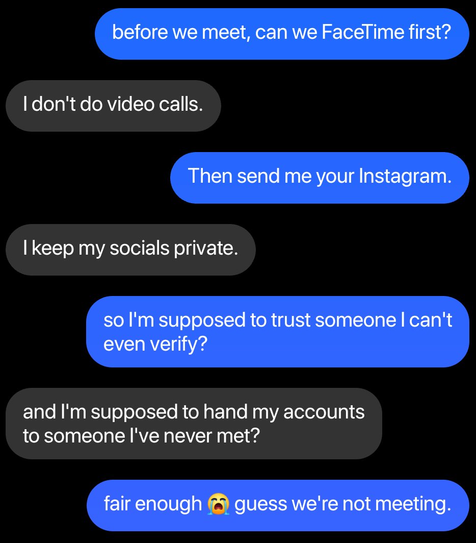 Bunny_ngl's tweet photo. modern dating is just two cautious people accidentally talking themselves out of a date 😭 https://t.co/NWyEzx44r0
