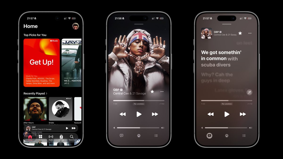 immasiddx's tweet photo. It’s been a month since I ditched Spotify for Apple Music.

I’m literally hearing sounds and beats I’ve never noticed before. 😭

The overall app experience is better too.

I genuinely don’t know why people still use Spotify. https://t.co/xgudzZxu13