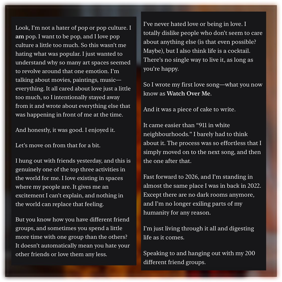 badgirldela's tweet photo. I know not everyone here is subscribed to my newsletter, and I didn't want this one to go unread.
So... I brought it here.
Happy reading.
#delawrites #diarysessions #newsletter #special
https://t.co/EPuKEfi9Wl https://t.co/zKRD7CWhmn