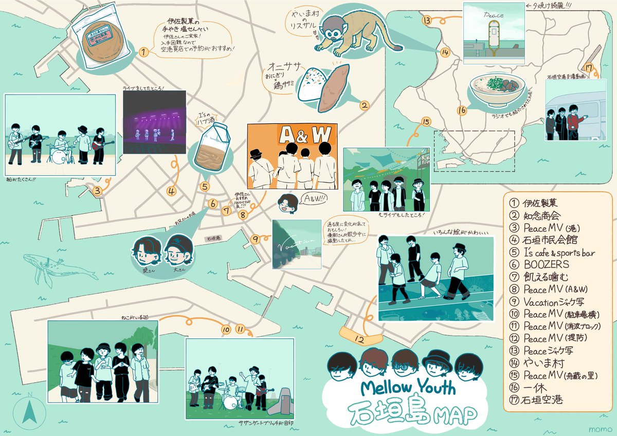 o0OmosiusaO0o's tweet photo. 🗺️Mellow Youth石垣島MAP🗺️ https://t.co/nePZhkRLbL