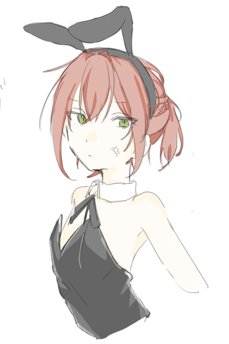 TlwTC1NMSNm9hPR's tweet photo. バニーの日落書き https://t.co/Sm36yHp8ym