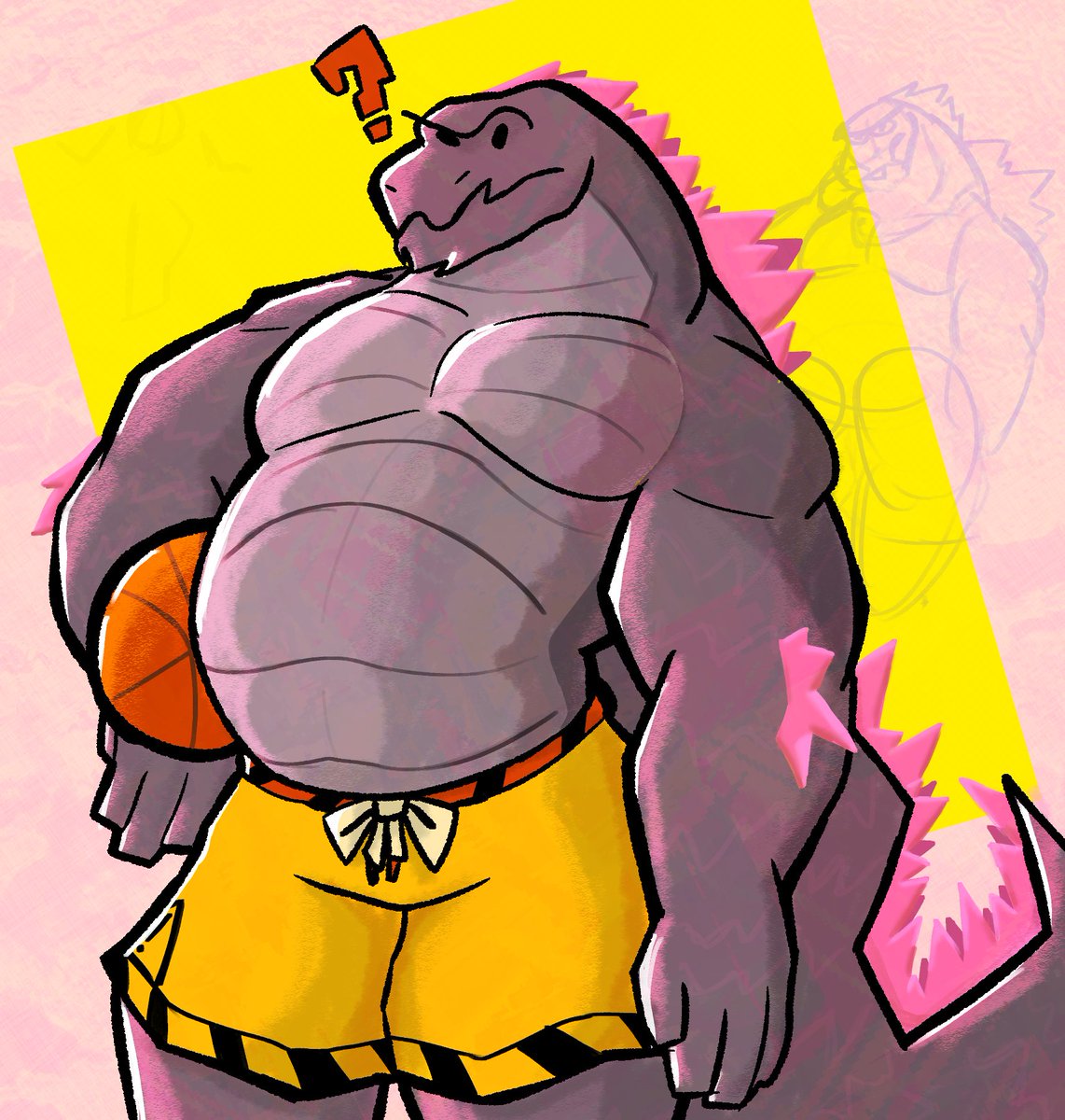 I got nothing for today here goes the godzilla repost #furryart