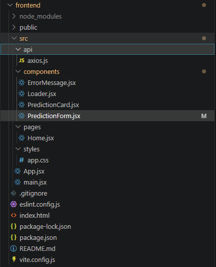 AbideenHaybee's tweet photo. Day 4 complete!

Built the React frontend for my Nigerian Pidgin Sentiment Analyzer.

✅ React + Vite
✅ Axios API Integration
✅ Prediction Form
✅ Loading State
✅ Error Handling

ML Model → Django API → React UI ✔️
Next: Deployment 

🔗 https://t.co/UbuwqwOtlW

#3MTT https://t.co/cGhoclyOFv