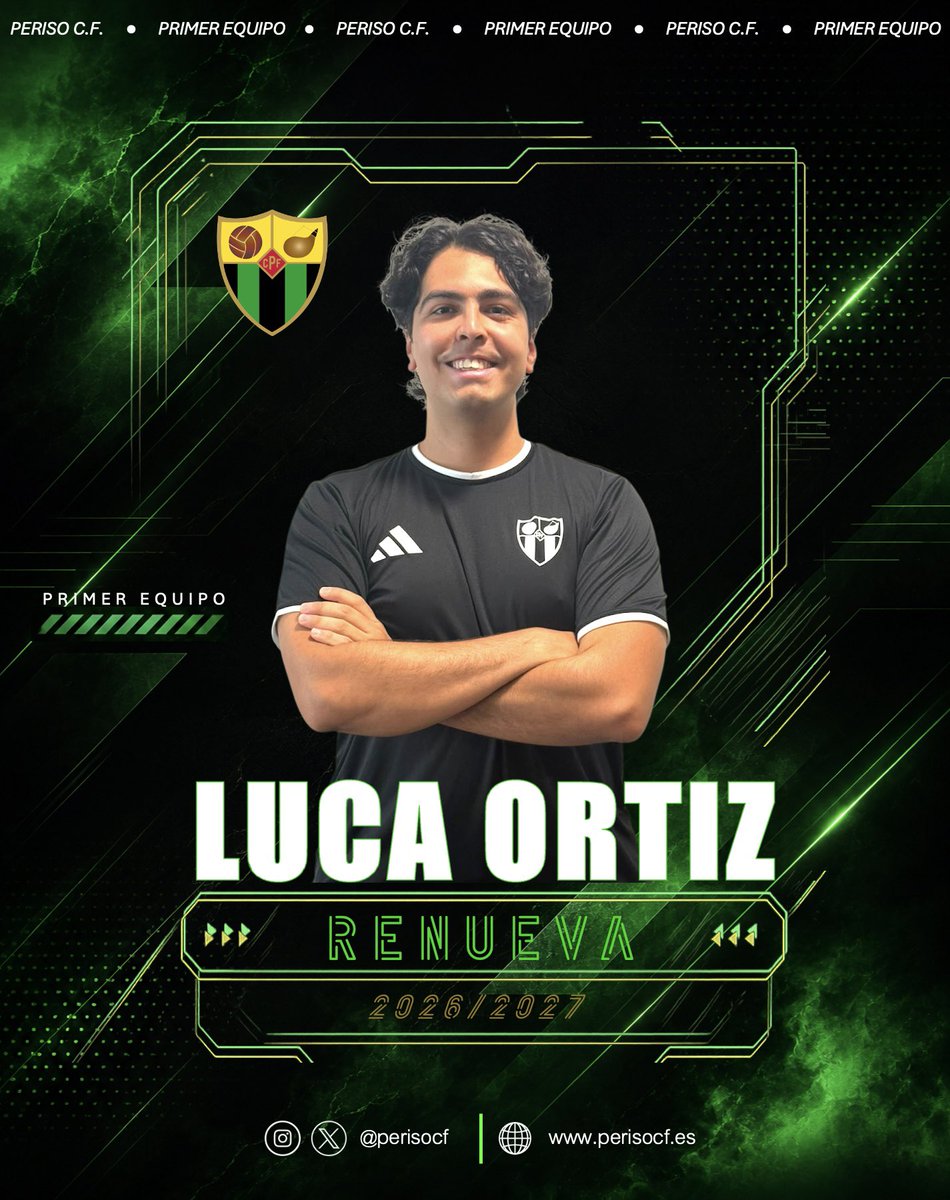 perisocf's tweet photo. PRIMER EQUIPO | ✍🏻

Si algo funciona, ¿para qué cambiarlo?

Cima seguirá al frente del 1º Equipo junto al mismo cuerpo técnico que la temporada pasada.

🩺 Jesús Sánchez
🧤 Luca Ortiz

¡A por otra gran temporada!

#TODOALVERDE💚🖤 https://t.co/g5LTWqVdKS