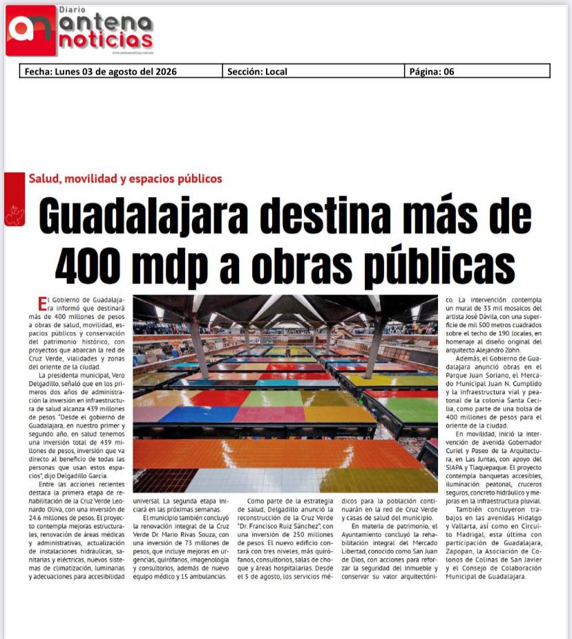 MovGDL's tweet photo. ¡Guadalajara sigue avanzando con obras que se sienten y transforman la vida de la gente! 🧡🚧 https://t.co/QsdI8BkMTd