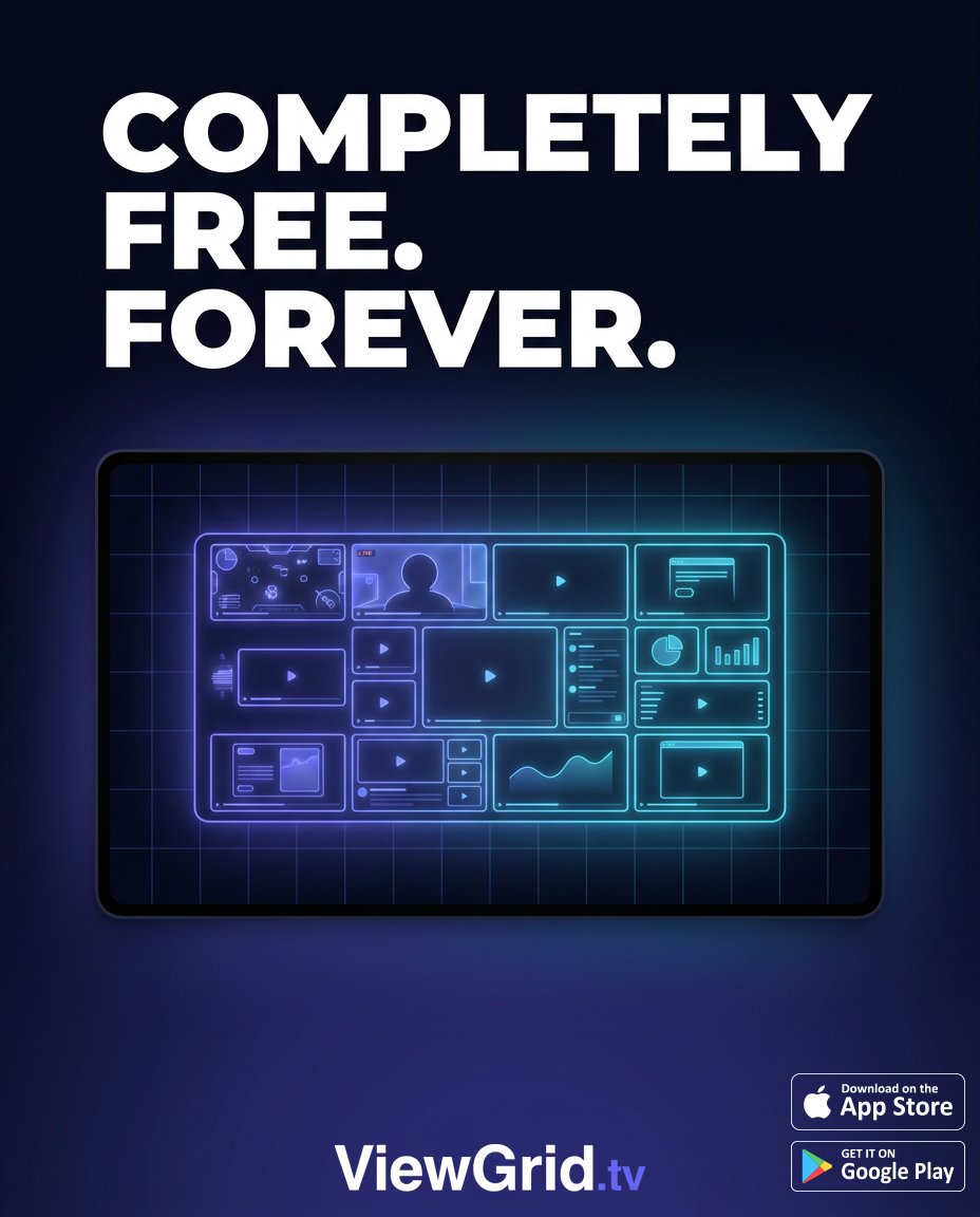 viewgridtv's tweet photo. No trial. No premium tier locking the good stuff. No catch.
ViewGrid is free, forever. Watch everything, pay nothing.
https://t.co/8syvAPgbE1
#ViewGrid #MultiStream #FreeForever #FreeTools #Streaming #LiveStream #NoAds https://t.co/Vf28gJBJSA