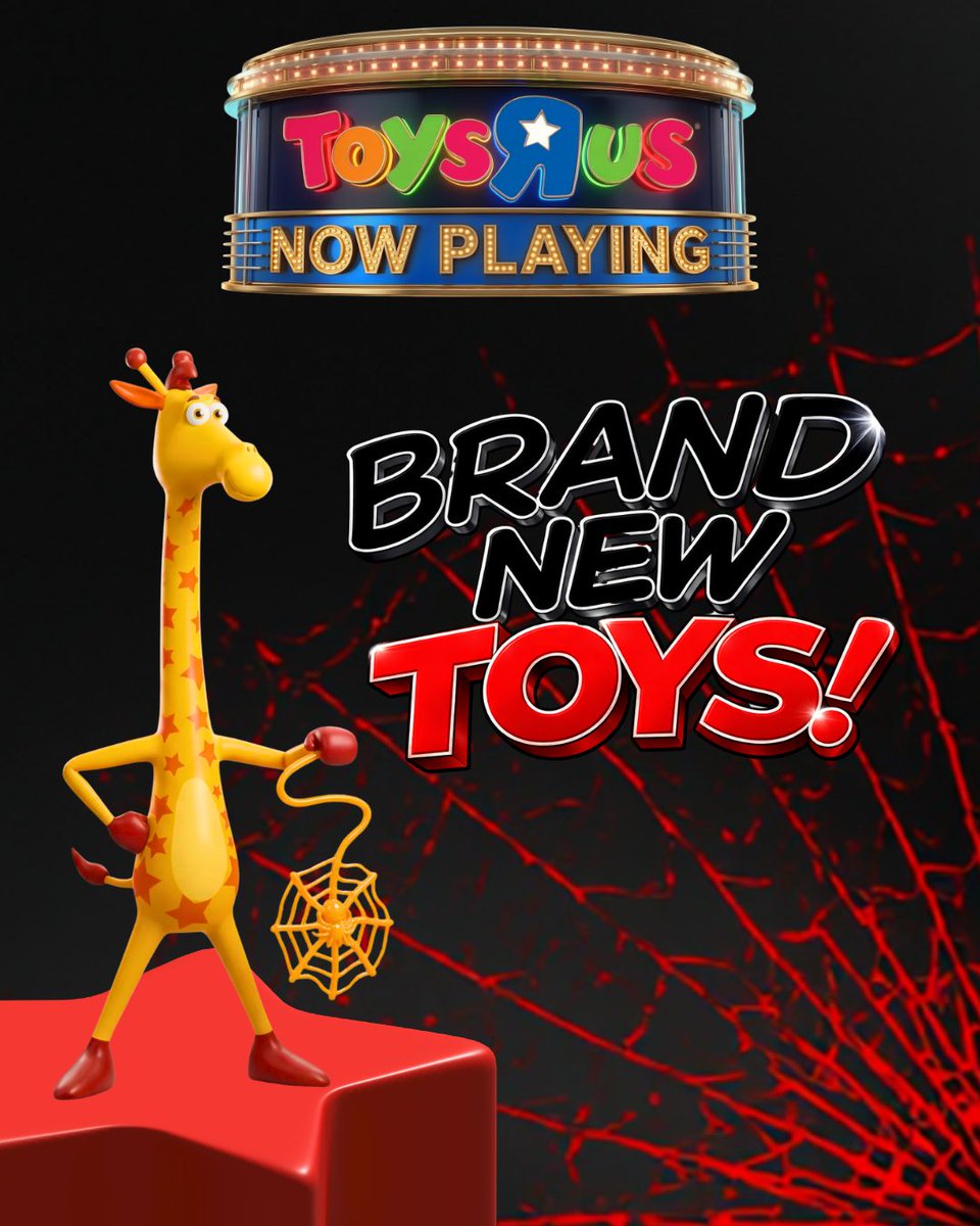 ToysRUs's tweet photo. Brand new day. Brand new toys. 🕷️

Find your curated Spiderman collection just swung into Toys"R"Us at Macy's. Catch your favorites in-store or online TODAY at https://t.co/5U1ehLCvzH and https://t.co/GspHDXGPqh 🎬 https://t.co/YP2KXxKPVx
