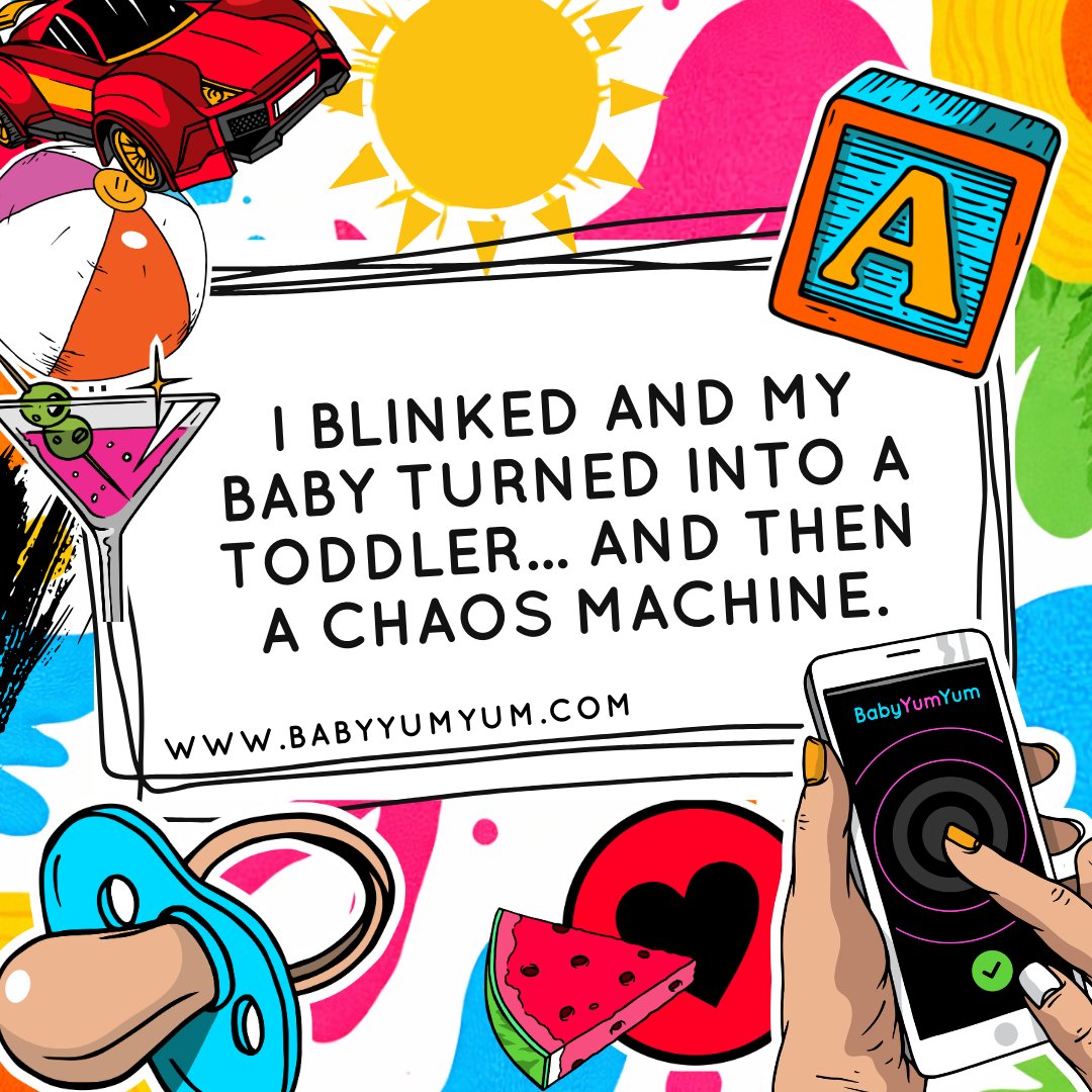 BabyYumYumSA's tweet photo. From baby snuggles to toddler chaos in the blink of an eye πβ¨
#BabyYumYum #BYY #ParentingQuotes #ToddlerLife #ParentLife #MomLife #DadLife #CreativeChaos #EverydayParenting https://t.co/7INmi5QprV