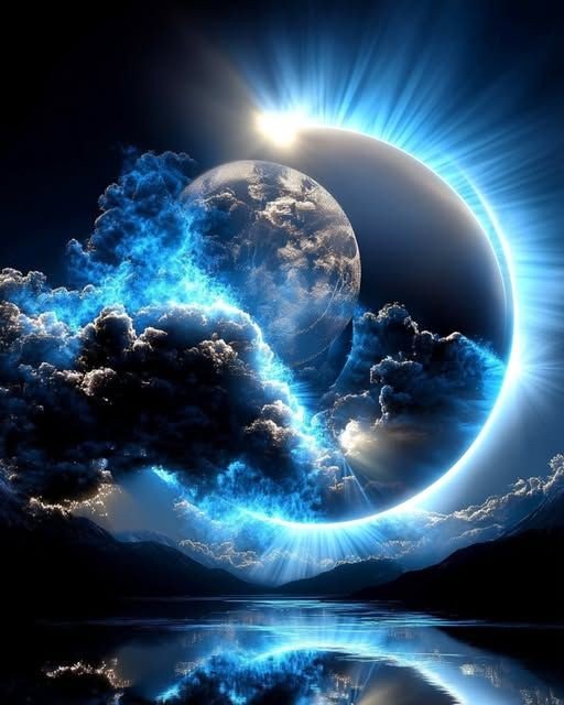 astropeak_11's tweet photo. **"The universe doesn't just shine—it inspires." 🌍🌑💙 https://t.co/tJvCKTmYW3