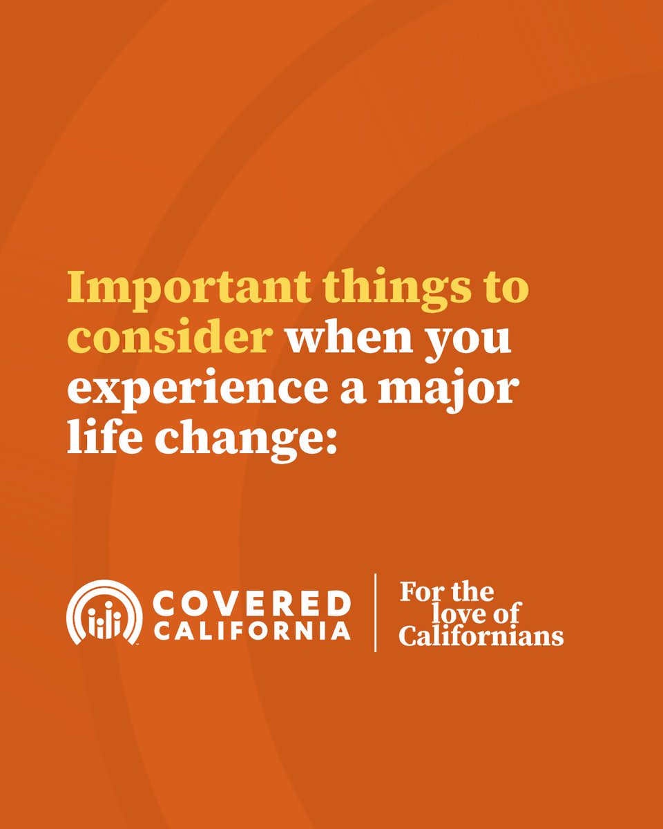 CoveredCA's tweet photo. Special Enrollment lets you get health coverage outside open enrollment after qualifying events like losing coverage, moving, marrying, or having a baby. You usually have 60 days to enroll, so check your options quickly. https://t.co/gnw8xstOor