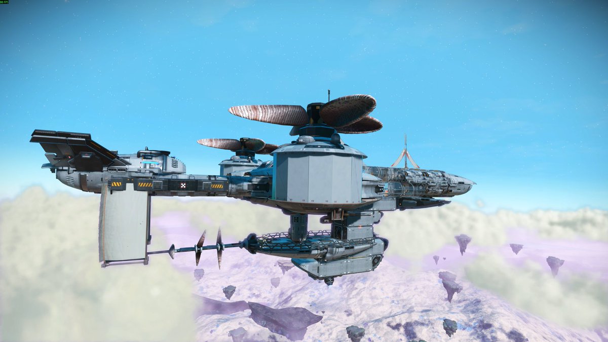 Vhlad11's tweet photo. HIGHWIND
Finally finished one of my favorite builds so far!
This Corvette is heavily inspired by the Highwind from Final Fantasy VII. It took me quite a while to build, especially since I only made this Ingame. It was definitely a challenge

#hellogames #corvette #nomanssky https://t.co/iyOCTB9NG4