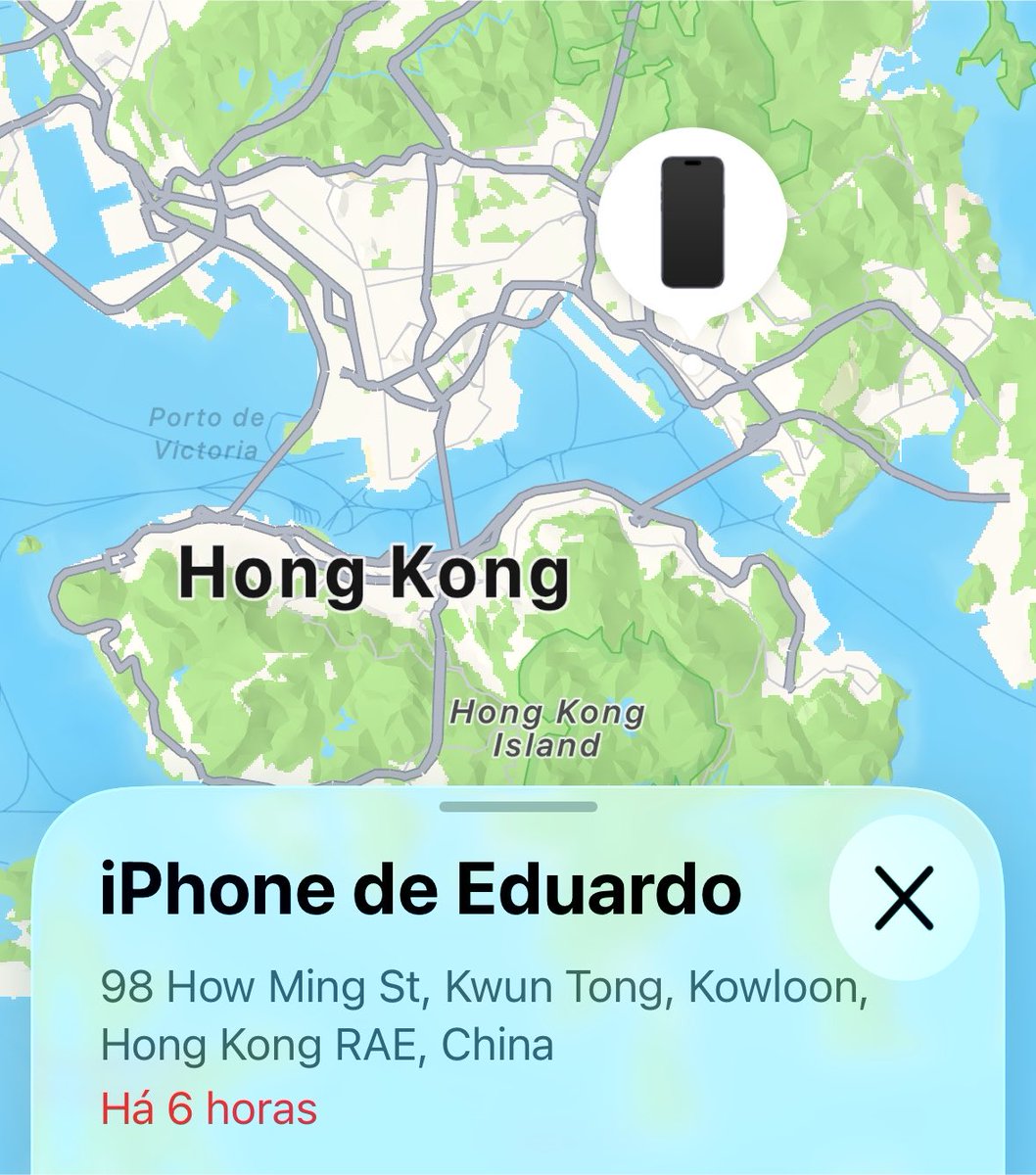 EduardoCilto's tweet photo. Muito feliz em oficializar que meu celular roubado na barra funda chegou seguro em Hong Kong 😍 https://t.co/NammxEdoFa