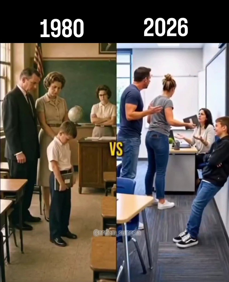 RosemarieWeisb1's tweet photo. Schule, wie ich sie bis 1990 geleitet und erlebt habe und Schule heute.

Du erkennst die Schwachstelle⁉️ https://t.co/bVzf1ASR2j