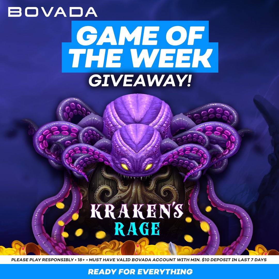 Bovada_Casino's tweet photo. 🚨 Game Of The Week Giveaway 🚨

We’ve got 5x$20 bonuses up for grabs to celebrate our Game Of The Week!

- 🔁 + Follow @Bovada_Casino 
- Drop a 🎰 in the comments

Five random winners will be posted tomorrow at 2PM ET! ⏳

Terms: https://t.co/4s9YykxODo https://t.co/kPCJhOJtkO