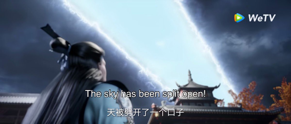 Chi_Chinonyerem's tweet photo. This mf just split the sky 🫩 Why? How do anime characters scale against characters in Donghua. https://t.co/VuwRoY99NA