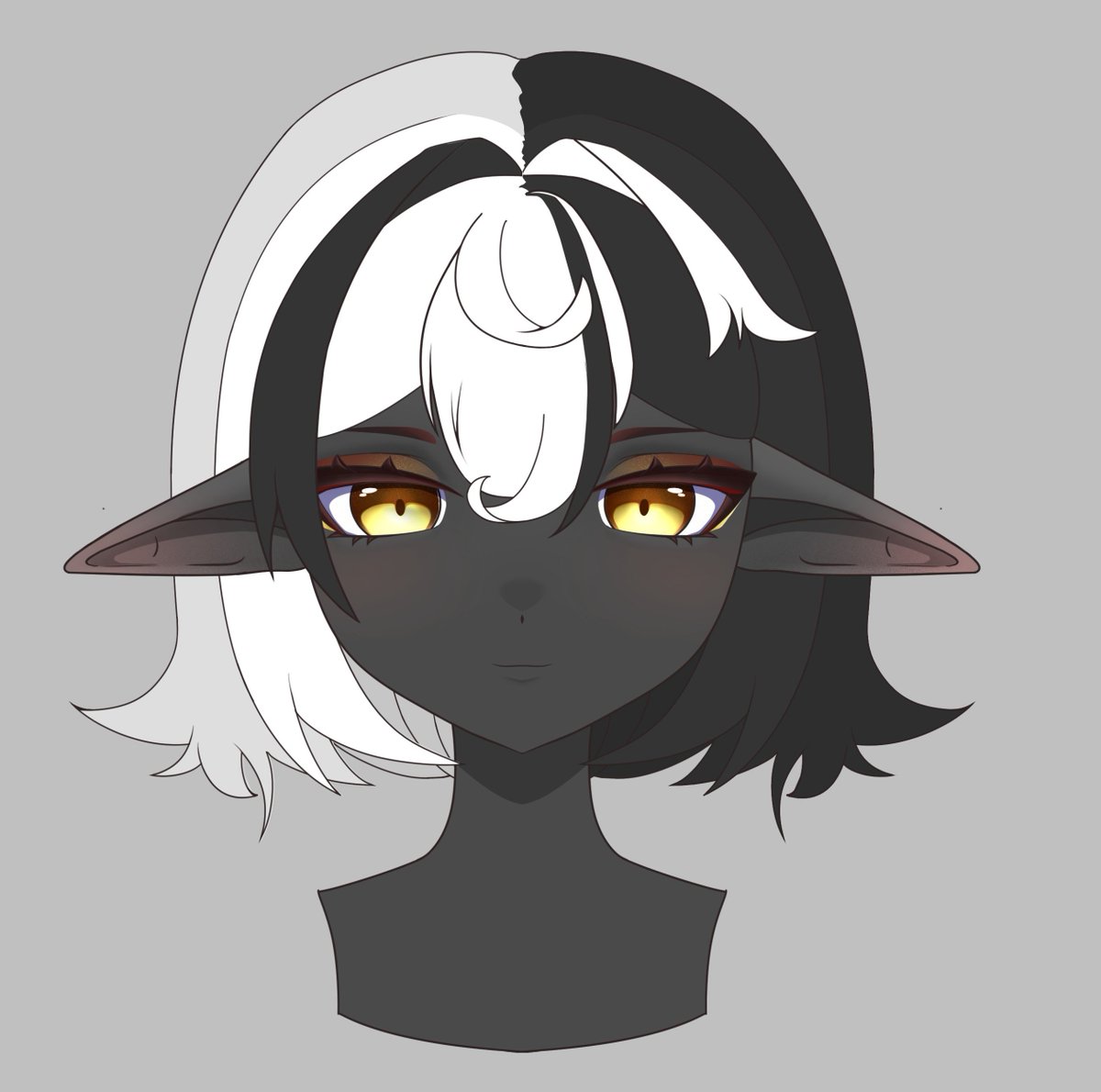 Milissanna's tweet photo. Small progress update 💙✨

Still working on this VTuber model as a gift for my friend.

Slowly bringing this character to life
#artistoftwitter #WIP https://t.co/I9lryITJEh