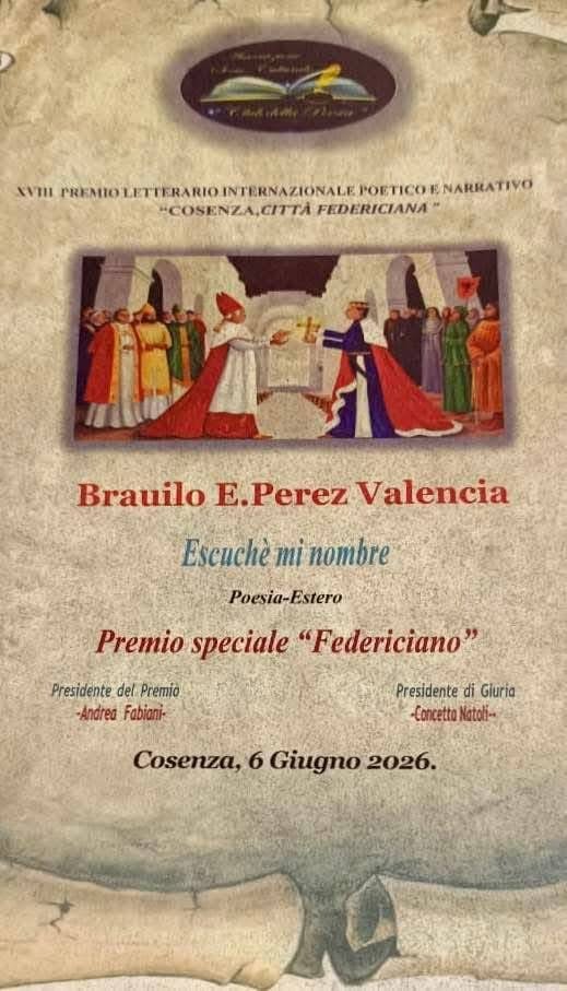 Mexicocampeon1's tweet photo. ¿Te enteraste?
¡De repartir Boings a conquistar la poesía en Italia! 🇲🇽📚 Braulio Elías Pérez Valencia, repartidor originario de Papantla, Veracruz, ganó el primer lugar como Mejor Poema Extranjero en el Premio Literario Internacional Cosenza-Ciudad Federiciana.
#Ortullomexicano https://t.co/cCWmXeD6c6