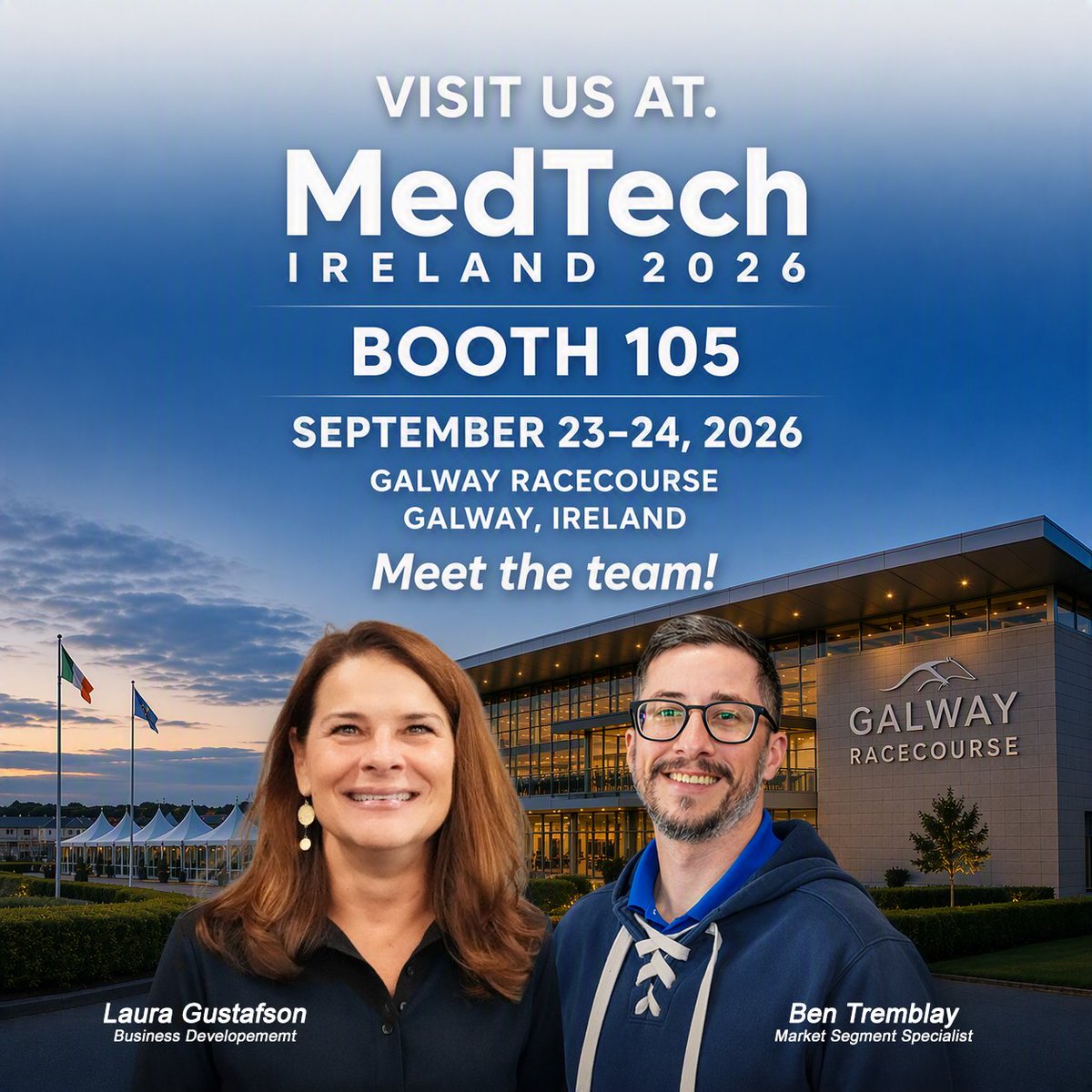 DeltaModTech's tweet photo. Join Delta ModTech at MedTech Ireland 2026 on September 23-24 at Galway Racecourse in Galway, Ireland. Visit Booth 105 to learn more about our converting, coating, and packaging systems for medical and pharmaceutical manufacturing.

Read More: https://t.co/0lrLiZqZ17 https://t.co/vvFeoAfrfd