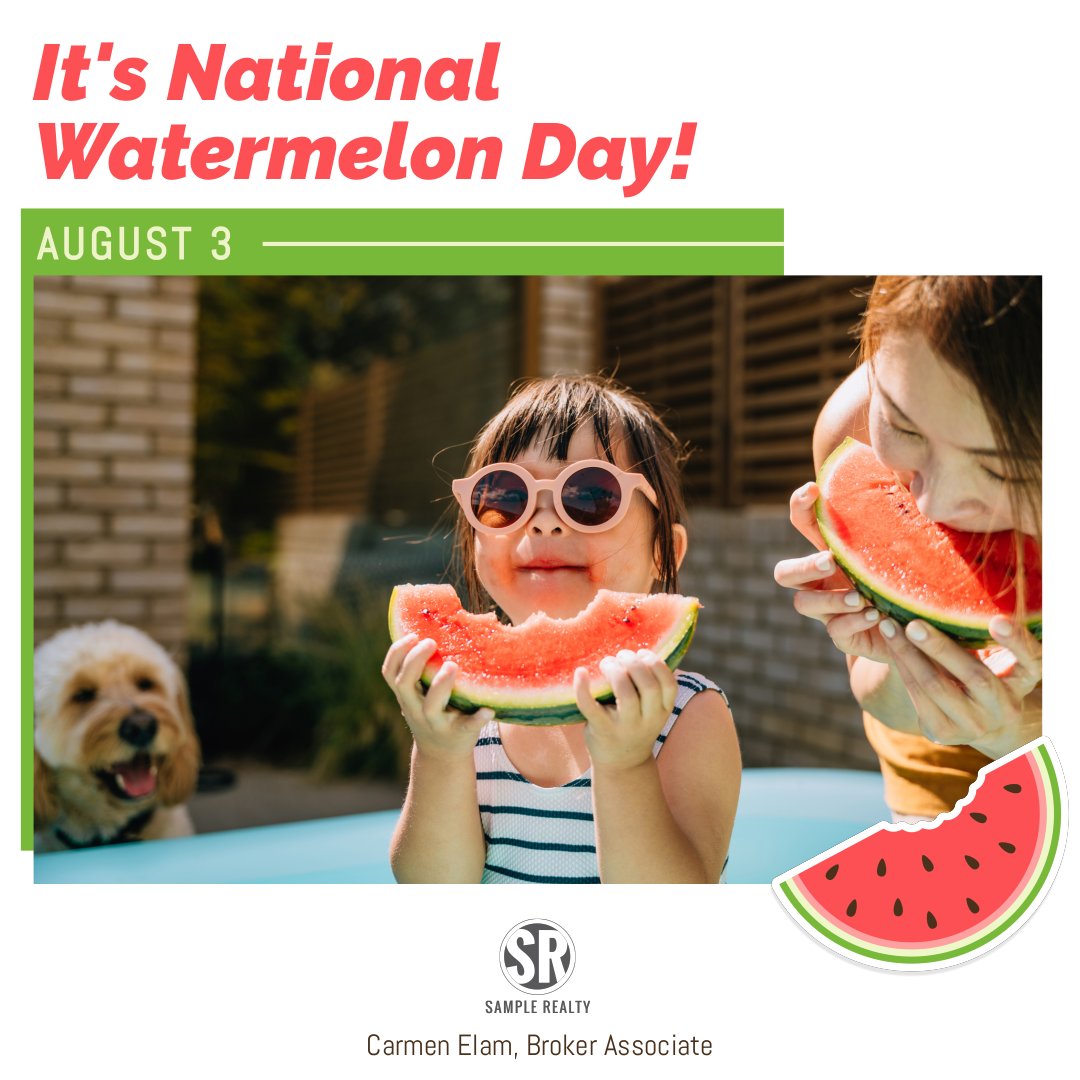 homesbycelam's tweet photo. 🍉☀️ Happy National Watermelon Day!  
Serving up sweet summer vibes, juicy smiles, and backyard‑living bliss. Cheers to the simple joys of Colorado summer! 💚🏡✨ https://t.co/lEYcydd9nQ