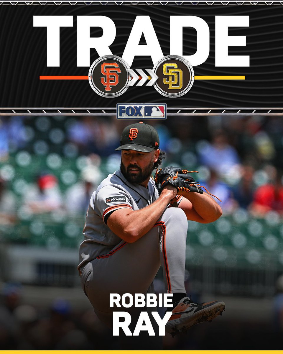 MLBONFOX's tweet photo. The Padres are closing in on a trade for Robbie Ray from the Giants, per multiple reports https://t.co/n0oMYGCjnf