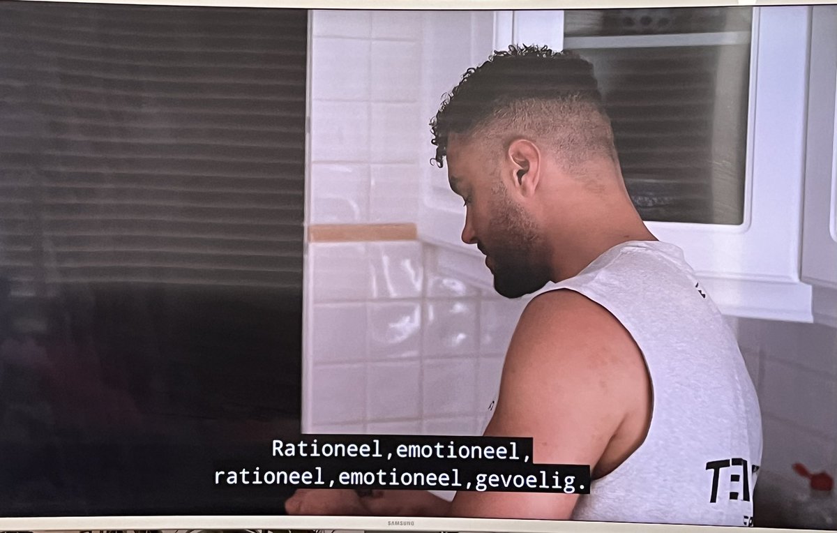 RenuHaarnack's tweet photo. Pppff wat is Wadie vermoeiend! Ben het eens met wanbetaler Timothy. Je eventuele partner is niet je psycholoog #benbvolliefdevooruit https://t.co/tVYtzg9haV